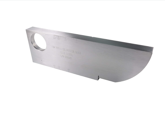 NDT IIW-Type 1 Calibration Block 1018 Steel Test Block for Ultrasonic Flaw Detector According to ASTM E164