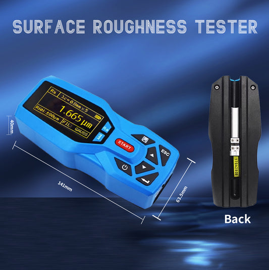 KR220 Portable Surface Roughness Tester with OLED Display & 20 Roughness Parameters