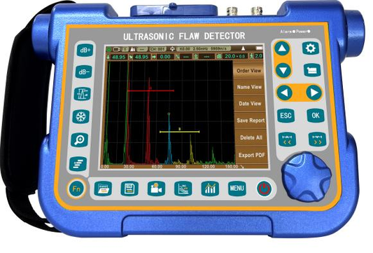 KUT681 Portable Ultrasonic Flaw Detector with IPS Display & PDF Reporting