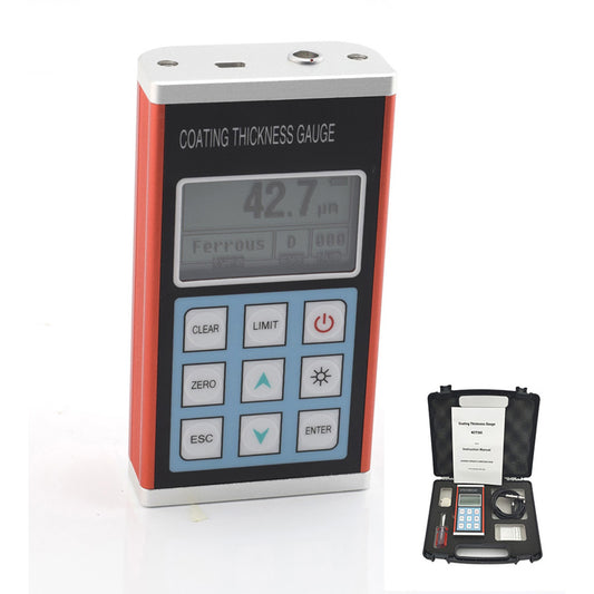 KCT300 Portable Coating Thickness Gauge with Metal Shell & Ruby Probe