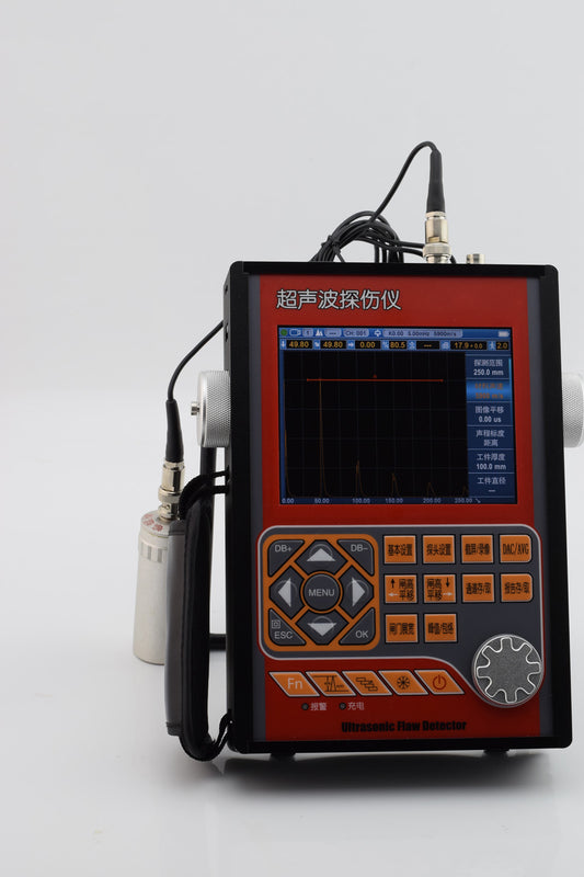 KUT680 Digital Ultrasonic Flaw Detector with 15000mm Range & PDF Reporting